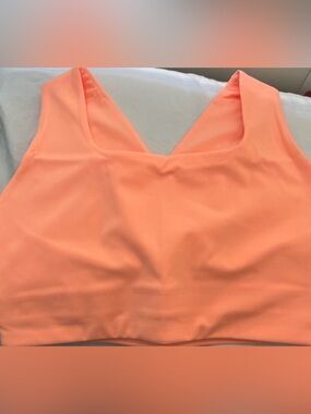 NWT Free People FP Movement Win Win Sports Bra Neon Clementine M